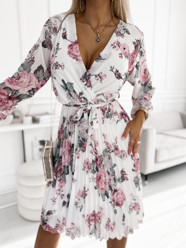 Sukienka Kopertowa Plisa  Rose II biała  OVERSIZE  (2).jpg
