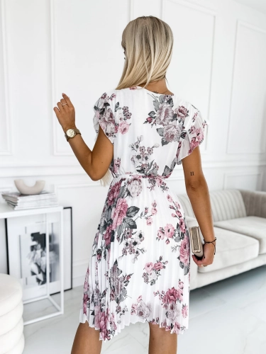 Sukienka Kopertowa Rose piórka   (3).JPG