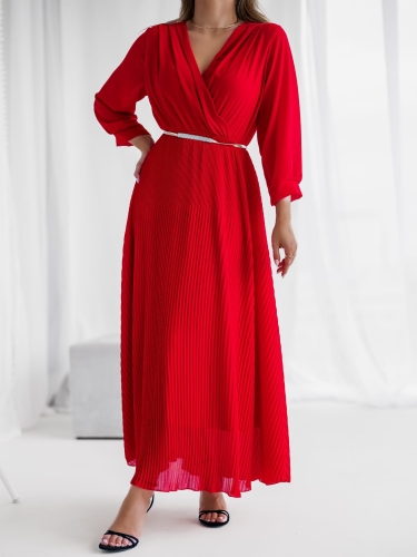 Sukienka Susane długi rękaw czerwona (1).jpeg