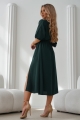 Sukienka Kopertowa Klasyczna z wiązaniem zielona (3).jpeg