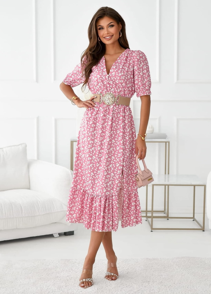 Sukienka Doris Krótki Rękaw kolor 13