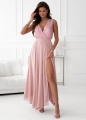 Sukienka Diva z rozcięciem pudrowy róż (2).jpg