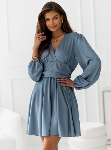 Sukienka Sonia satynowa niebieska (1).jpg