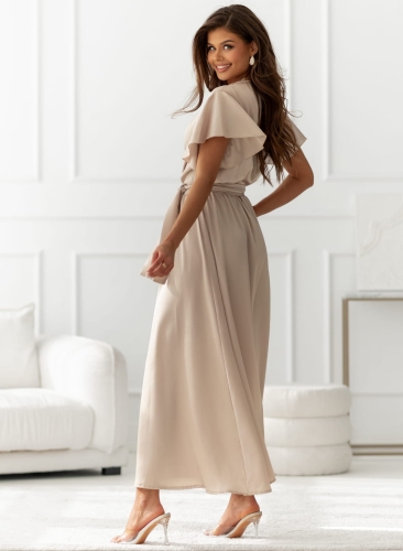 Sukienka Maxi satyna piórka jasny beż  (4).jpg