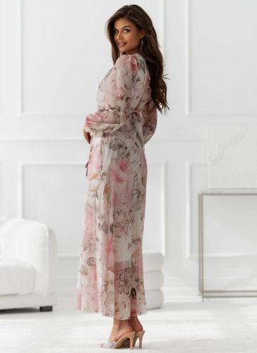 Sukienka Amy Maxi z długim rękawem w peonie kolor 1  (3).jpg