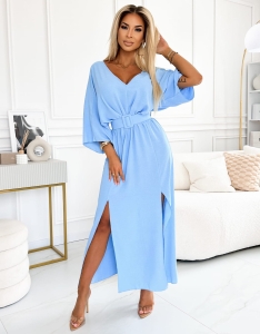 Sukienka Olivia kolor jasny niebieski 