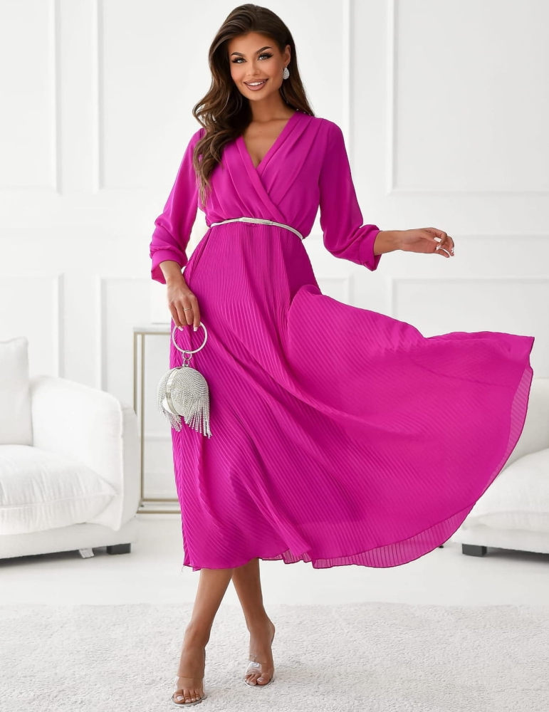 Sukienka Susane długi rękaw biskupi