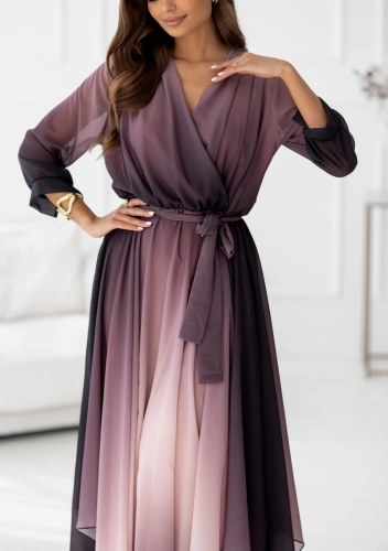 Sukienka Elena brązowa