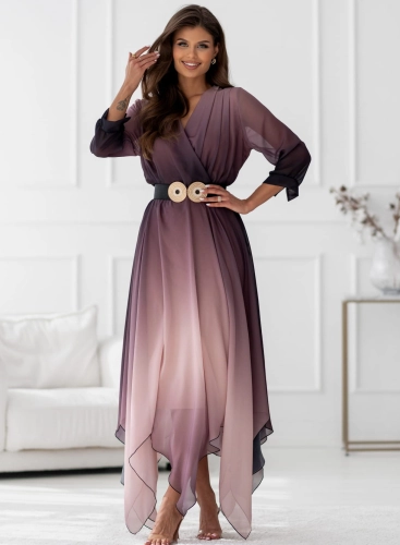 Sukienka Elena brązowa