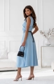 Sukienka rozkloszowana Midi bez rękawów niebieska (4).jpg