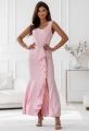 Sukienka Dolores dopasowana z falbaną MAXI różowa (2).jpg