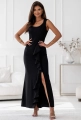 Sukienka Dolores dopasowana z falbaną MAXI czarna (1).jpg