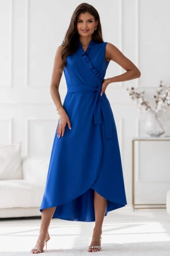 Sukienka Eden kopertowa z wiązaniem MIDI chabrowa (5).jpg