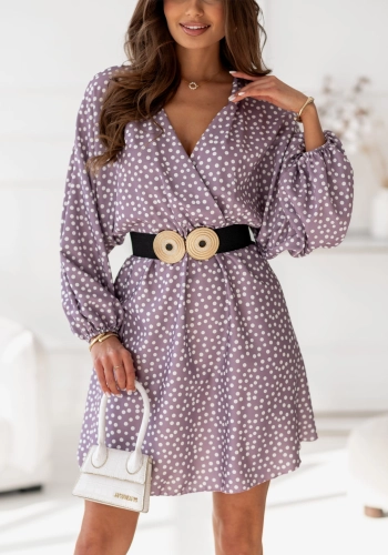 Sukienka Donna kolor 4 Fiolet z ecru (4).jpg