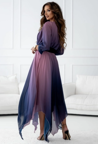 Sukienka Elena puder z fioletem (10).jpg