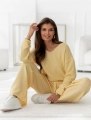 Komplet dzianinowy Kirii żółty