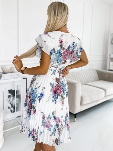 Sukienka Kopertowa kwiecisty poranek  piórka  (2).JPG