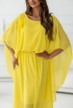 Sukienka NIMFA Maxi z efektownym rękawem żółta (4).jpg