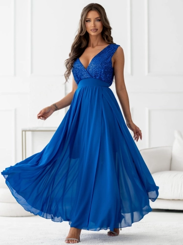 Sukienka Diva z rozcięciem chaber  (4).jpg