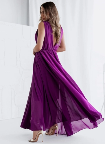 Sukienka Diva śliwkowa gładka  (3).jpeg