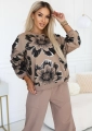 Dres Golden Flower Bluza plus Spodnie beżowy (3).JPG