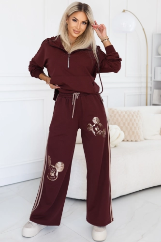 Dres Miki Bluza plus Spodnie bordowy (4).JPG