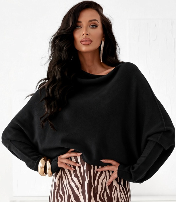 Sweter Asymetryczny czarny