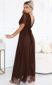 Sukienka Siatka Kopertowa maxi z odcięciem czekoladowa (4).jpg