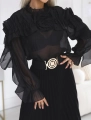 Bluzka Organza z Różą czarna (2).JPG