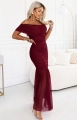 Sukienka Ariel bordowa maxi