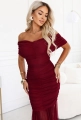 Sukienka Ariel bordowa maxi
