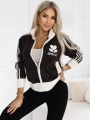 Sweter Rozpinany z Domieszką Wełny czekoladowy  (4).JPG