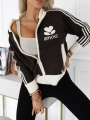 Sweter Rozpinany z Domieszką Wełny czekoladowy  (2).JPG